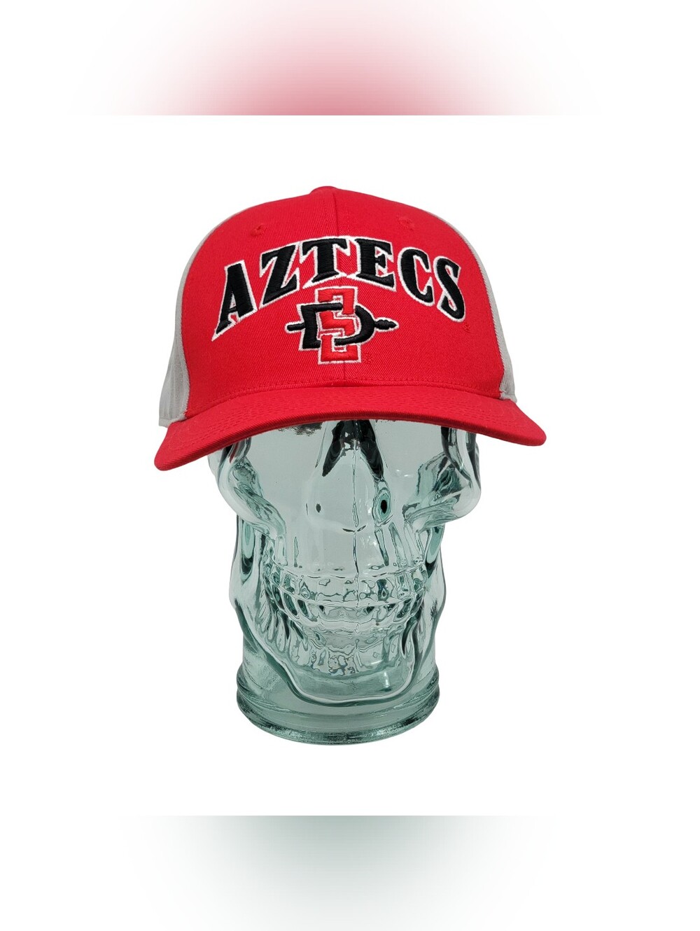 San Diego State University SDSU Aztecs Strap Back Cap Red Grey OS